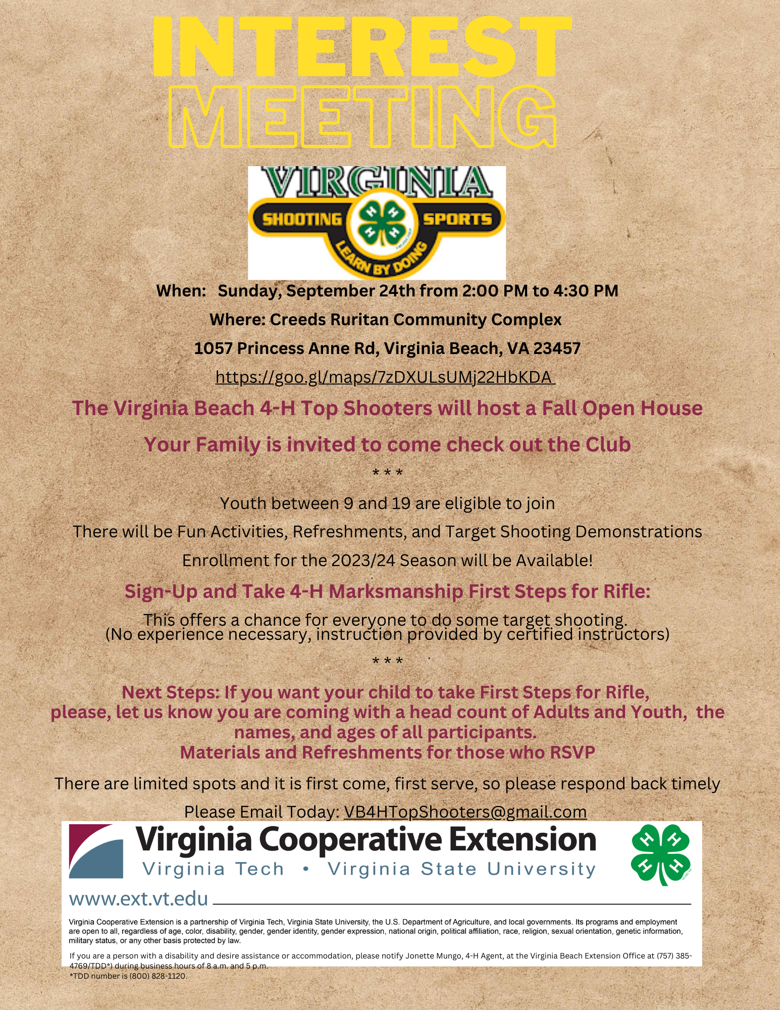 Our 4-H Clubs City of Virginia Beach Virginia Tech