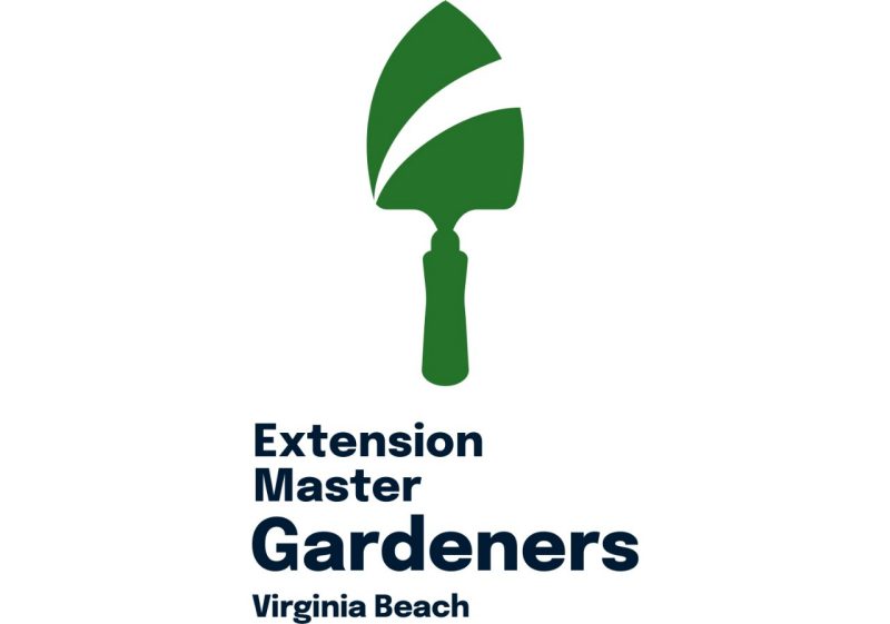 green shovel on white background, Extension Master Gardeners Virginia Beach logo